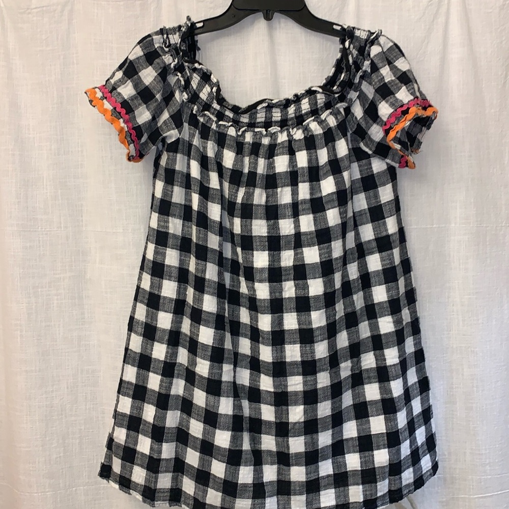 Checkered tunic